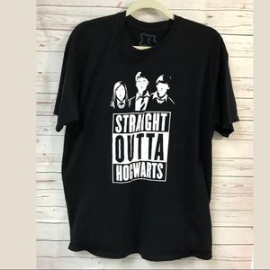 Harry Potter Straight Outta Hogwarts Men TShirt XL